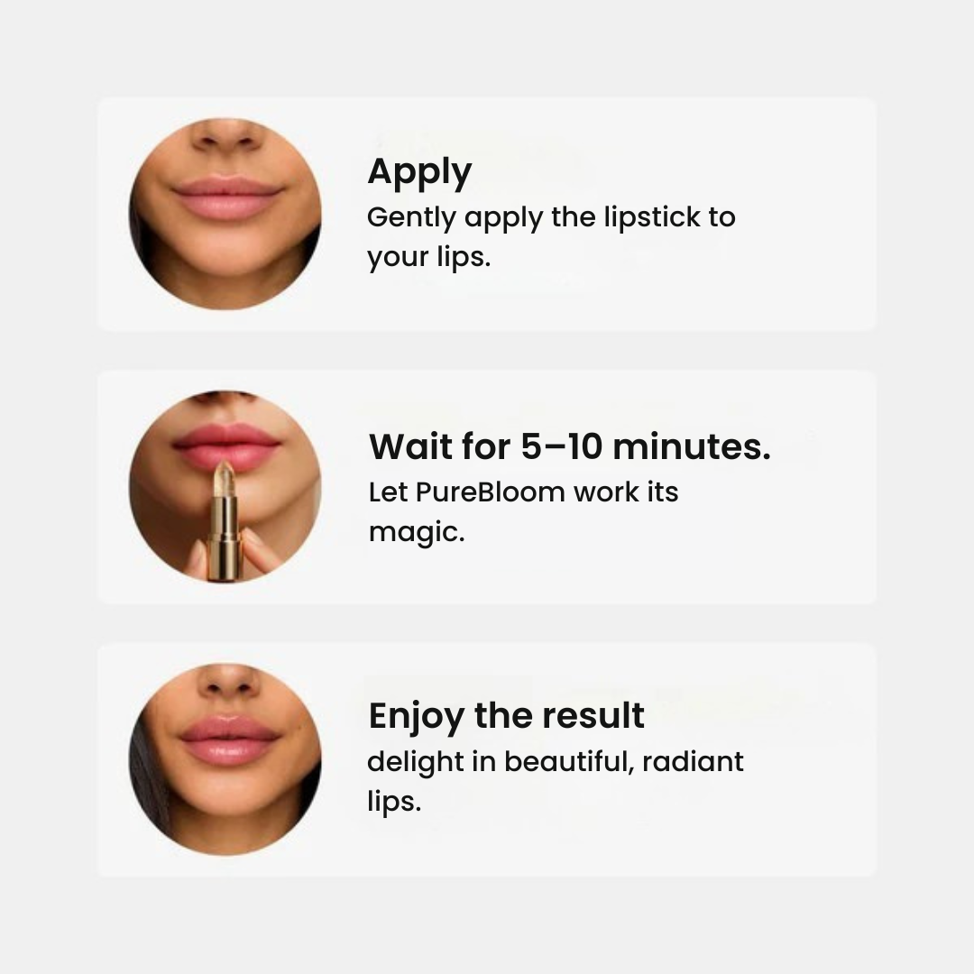 PureBloom | Premium pH-Color Changing Lipstick